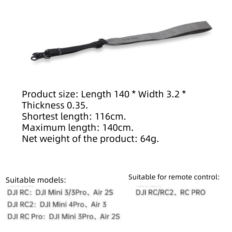 ISURE MARINE UAV Layar Remote  - Drone Neck Strap ulasan dan harga