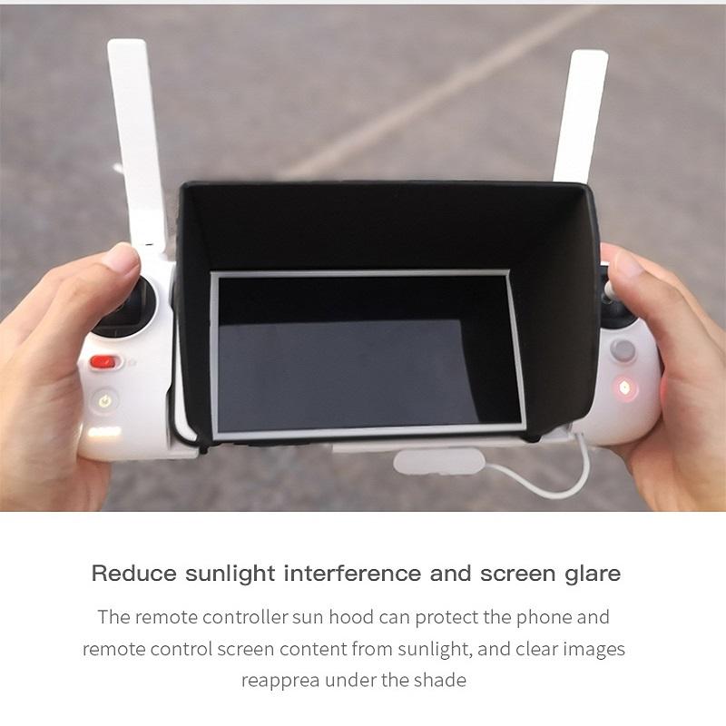 Pelindung Layar Ponsel Kain PU - Drone Sun Shade ulasan dan harga
